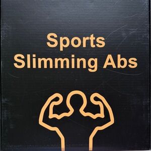Sports Slimming Abs Device Box - Black and Orange